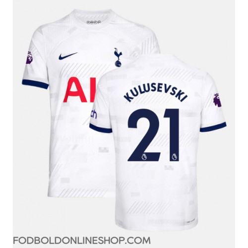 Tottenham Hotspur Dejan Kulusevski #21 Hjemmebanetrøje 2023-24 Kortærmet
